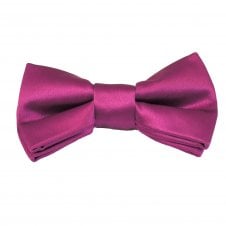 Plain Fuchsia Pink Boys Bow Tie