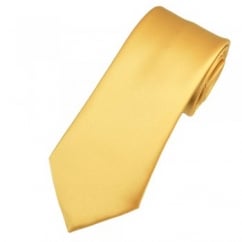 Plain Gold Boys Tie