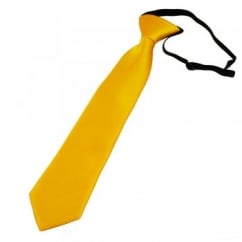 Plain Golden Yellow Boys Skinny Tie - 6 Months to 4 Years