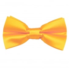 Plain Golden Yellow Men's Bow Tie