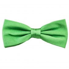 Plain Green Men's Silk Bow Tie