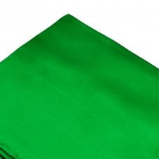 Plain Green Silk Pocket Square