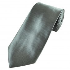 Plain Grey Men's Tie
