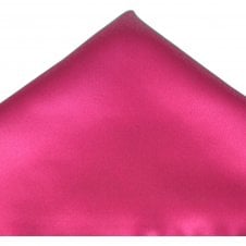 Plain Hot Pink Pocket Square Handkerchief