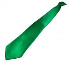 Plain Hunter Green Clip On Tie