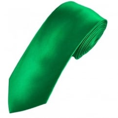 Plain Hunter Green Skinny Tie