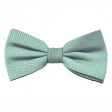 Plain Iceberg Blue Men's Silk Bow Tie by Tresanti
