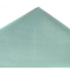 Plain Iceberg Blue Silk Pocket Square Handkerchief by Tresanti