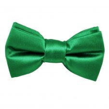Plain Irish Emerald Green Boys Bow Tie