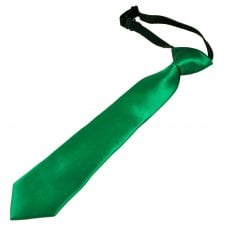 Plain Irish Emerald Green Boys Tie - 6 Months to 4 Years