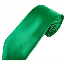 Plain Irish Emerald Green Men's Extra Long Tie