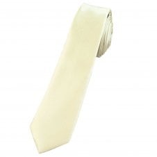 Plain Ivory Boys Tie