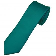 Plain Jade Green 6cm Skinny Tie