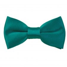 Plain Jade Green Boys Bow Tie