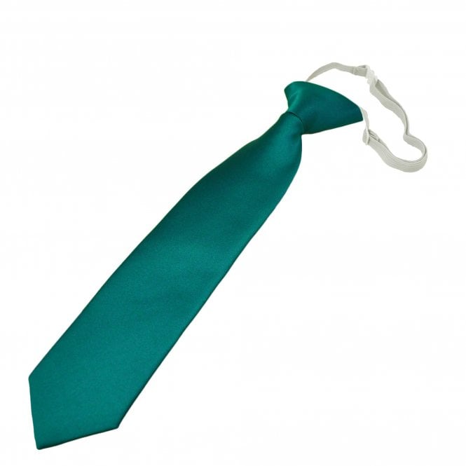 Plain Jade Green Boys Tie - 6 Months to 4 Years