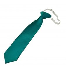 Plain Jade Green Boys Tie - 6 Months to 4 Years
