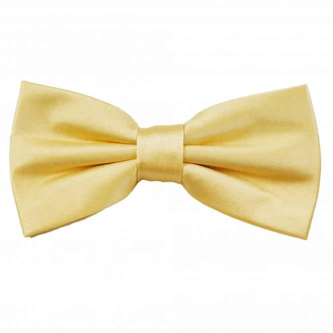 Plain Lemon Bow Tie