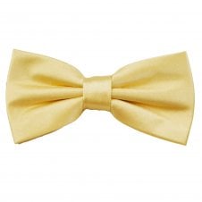 Plain Lemon Bow Tie