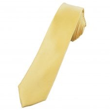 Plain Lemon Boys Tie