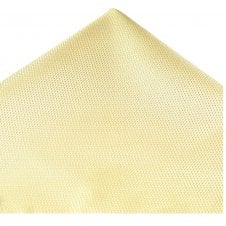 Plain Lemon Textured Pocket Square Handkerchief