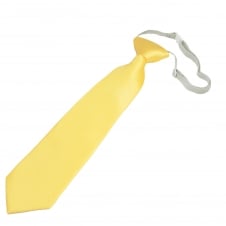 Plain Lemon Yellow Boys Skinny Tie - 6 Months to 4 Years