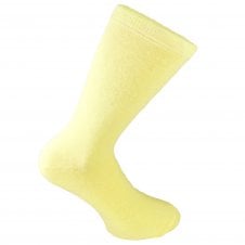 Plain Lemon Yellow Men's Socks