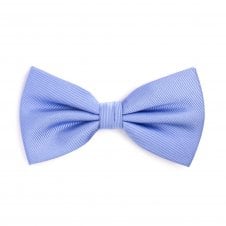 Plain Light Blue Men's Silk Bow Tie by Tresanti