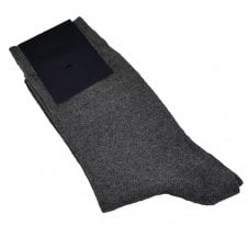 Plain Light Grey Men's Socks