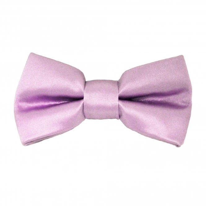 Plain Light Lilac Boys Bow Tie