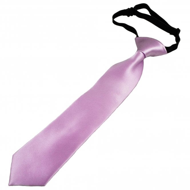 Plain Light Lilac Boys Tie - 6 Months to 4 Years