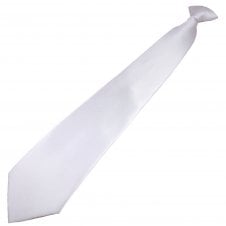 Plain Light Mauve Clip-On Tie