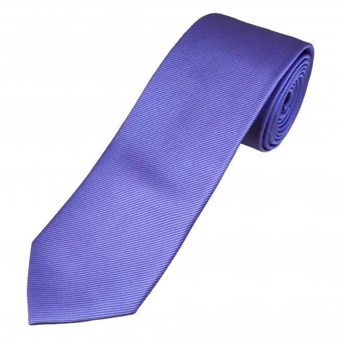 Plain Lilac 6.5cm Width Narrow Men's Silk Tie