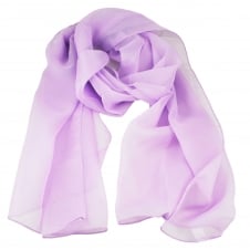 Plain Lilac Chiffon Scarf