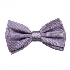Plain Lilac Men's Silk Bow Tie