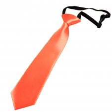 Plain Living Coral Boys Tie - 6 Months to 4 Years
