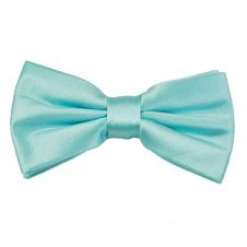 Plain Magic Mint Bow Tie