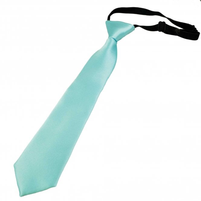 Plain Magic Mint Boys Tie - 6 Months to 4 Years