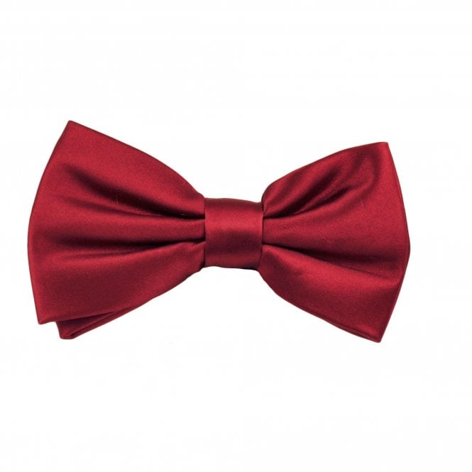 Plain Maroon Men's Bow Tie