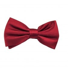 Plain Maroon Men's Bow Tie