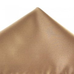 Plain Mid-Brown Pocket Square Handkerchief