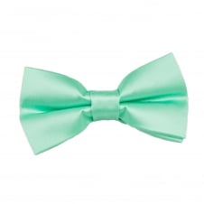 Plain Mint Boys Bow Tie