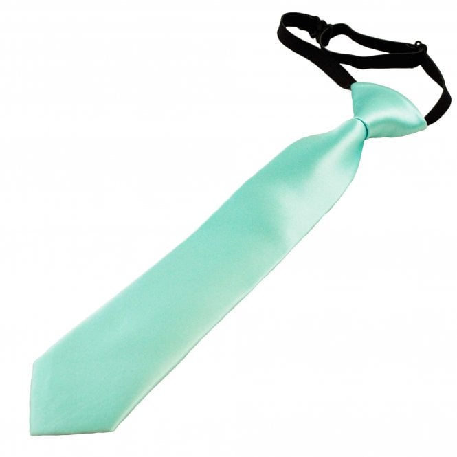 Plain Mint Green Boys Skinny Tie - 6 Months to 4 Years