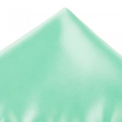 Plain Mint Satin Handkerchief