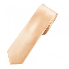 Plain Natural Boys Skinny Tie