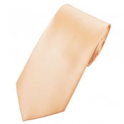 Plain Natural Satin Tie