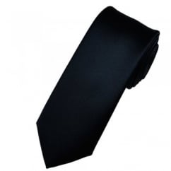 Plain Navy Blue Boys Tie