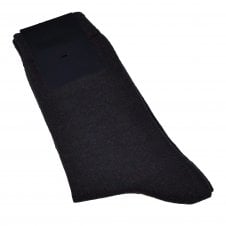 Plain Navy Blue Men's Socks