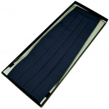 Plain Navy Blue Satin Cummerbund