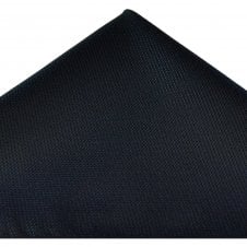 Plain Navy Blue Textured Pocket Square Handkerchief
