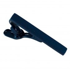 Plain Navy Blue Tie Clip
